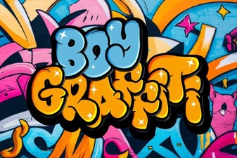 Urban Boy Graffiti Fonts for Creative Projects
