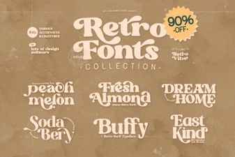 Unlock Creativity with Classic Retro Fonts
